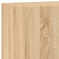 vidaXL Mueble TV de pared madera ingeniería roble Sonoma 40,5x30x90 cm