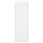 vidaXL Mueble de TV de pared madera ingeniería blanco 40,5x30x90 cm