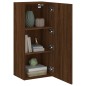 vidaXL Mueble TV de pared madera ingeniería marrón roble 40,5x30x90 cm vidaXL Mueble TV de pared madera ingeniería marrón roble 40,5x30x90 cm