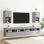 vidaXL Muebles para TV con luces LED 2 uds gris Sonoma 30,5x30x60 cm vidaXL Muebles para TV con luces LED 2 uds gris Sonoma 30,5x30x60 cm