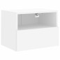 vidaXL Mueble de TV de pared madera de ingeniería blanco 40x30x30 cm vidaXL Mueble de TV de pared madera de ingeniería blanco 40x30x30 cm