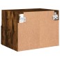 vidaXL Muebles de pared para TV 2 uds madera roble ahumado 40x30x30 cm vidaXL Muebles de pared para TV 2 uds madera roble ahumado 40x30x30 cm