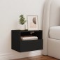 vidaXL Mueble de pared para TV madera de ingeniería negro 40x30x30 cm vidaXL Mueble de pared para TV madera de ingeniería negro 40x30x30 cm