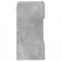 vidaXL Mueble de TV de pared con luces LED gris hormigón 40x30x60,5 cm vidaXL Mueble de TV de pared con luces LED gris hormigón 40x30x60,5 cm