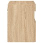 vidaXL Muebles de TV de pared luces LED 2 uds roble Sonoma 40x30x40 cm