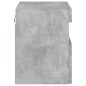vidaXL Muebles TV de pared luces LED 2 uds gris hormigón 40x30x40 cm vidaXL Muebles TV de pared luces LED 2 uds gris hormigón 40x30x40 cm