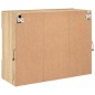 vidaXL Mueble TV de pared con luces LED roble Sonoma 78,5x30x60,5 cm vidaXL Mueble TV de pared con luces LED roble Sonoma 78,5x30x60,5 cm