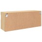 vidaXL Mueble de TV de pared con luces LED roble Sonoma 100x30x40 cm vidaXL Mueble de TV de pared con luces LED roble Sonoma 100x30x40 cm
