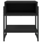 vidaXL Mesa de centro madera de ingeniería negro 40x40x45 cm vidaXL Mesa de centro madera de ingeniería negro 40x40x45 cm