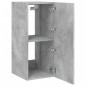 vidaXL Muebles TV de pared luces LED 2 uds gris hormigón 30,5x35x70 cm vidaXL Muebles TV de pared luces LED 2 uds gris hormigón 30,5x35x70 cm
