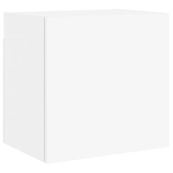 vidaXL Mueble de TV de pared madera ingeniería blanco 40,5x30x40 cm