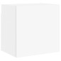 vidaXL Mueble de TV de pared madera ingeniería blanco 40,5x30x40 cm