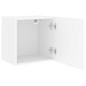 vidaXL Mueble de TV de pared madera ingeniería blanco 40,5x30x40 cm