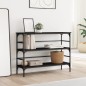 vidaXL Mesa consola madera de ingeniería negro 100x32x75 cm vidaXL Mesa consola madera de ingeniería negro 100x32x75 cm