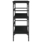 vidaXL Mesa consola madera de ingeniería negro 100x32x75 cm vidaXL Mesa consola madera de ingeniería negro 100x32x75 cm