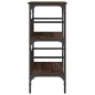 vidaXL Mesa consola madera de ingeniería marrón roble 75x32x75 cm vidaXL Mesa consola madera de ingeniería marrón roble 75x32x75 cm