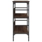 vidaXL Mesa consola madera de ingeniería marrón roble 100x32x75 cm vidaXL Mesa consola madera de ingeniería marrón roble 100x32x75 cm