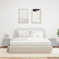vidaXL Muebles TV de pared luces LED 2 uds gris hormigón 40,5x35x40 cm
