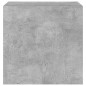 vidaXL Muebles TV de pared luces LED 2 uds gris hormigón 40,5x35x40 cm