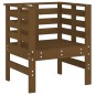 vidaXL Sillas jardín 2 unidades madera pino marrón miel 61,5x53x71 cm vidaXL Sillas jardín 2 unidades madera pino marrón miel 61,5x53x71 cm