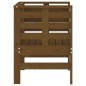 vidaXL Sillas jardín 2 unidades madera pino marrón miel 61,5x53x71 cm vidaXL Sillas jardín 2 unidades madera pino marrón miel 61,5x53x71 cm