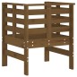 vidaXL Sillas jardín 2 unidades madera pino marrón miel 61,5x53x71 cm vidaXL Sillas jardín 2 unidades madera pino marrón miel 61,5x53x71 cm