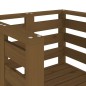 vidaXL Sillas jardín 2 unidades madera pino marrón miel 61,5x53x71 cm vidaXL Sillas jardín 2 unidades madera pino marrón miel 61,5x53x71 cm