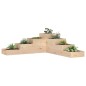 vidaXL Jardinera de 4 niveles madera maciza de pino 106x104,5x36 cm vidaXL Jardinera de 4 niveles madera maciza de pino 106x104,5x36 cm