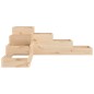 vidaXL Jardinera de 4 niveles madera maciza de pino 106x104,5x36 cm vidaXL Jardinera de 4 niveles madera maciza de pino 106x104,5x36 cm