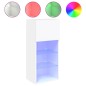 vidaXL Muebles para TV con luces LED 2 uds blanco 40,5x30x90 cm vidaXL Muebles para TV con luces LED 2 uds blanco 40,5x30x90 cm