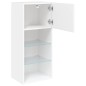 vidaXL Muebles para TV con luces LED 2 uds blanco 40,5x30x90 cm vidaXL Muebles para TV con luces LED 2 uds blanco 40,5x30x90 cm