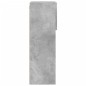 vidaXL Muebles de TV con luces LED 2 uds gris hormigón 40,5x30x90 cm