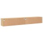 vidaXL Muebles de TV con luces LED 2 uds roble Sonoma 100x30x30 cm