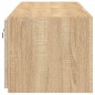 vidaXL Muebles de TV de pared luces LED 2 uds roble Sonoma 60x35x31 cm vidaXL Muebles de TV de pared luces LED 2 uds roble Sonoma 60x35x31 cm