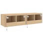 vidaXL Muebles de TV de pared luces LED 2 uds roble Sonoma 60x35x31 cm vidaXL Muebles de TV de pared luces LED 2 uds roble Sonoma 60x35x31 cm