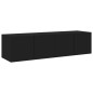 vidaXL Muebles de TV de pared con luces LED 2 uds negro 60x35x31 cm vidaXL Muebles de TV de pared con luces LED 2 uds negro 60x35x31 cm