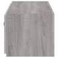 vidaXL Mueble de TV de pared con luces LED gris Sonoma 100x35x31 cm