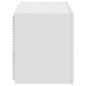 vidaXL Mueble de TV de pared con luces LED blanco 60x35x41 cm