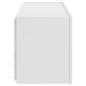 vidaXL Mueble de TV de pared con luces LED blanco 100x35x41 cm vidaXL Mueble de TV de pared con luces LED blanco 100x35x41 cm