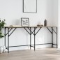 vidaXL Mesa consola madera de ingeniería roble Sonoma 180x29x75 cm vidaXL Mesa consola madera de ingeniería roble Sonoma 180x29x75 cm