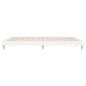 vidaXL Estructura de cama madera contrachapada blanco brillo 120x200cm vidaXL Estructura de cama madera contrachapada blanco brillo 120x200cm