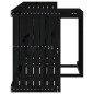 vidaXL Juego de balcón 2 plazas madera maciza de pino negro vidaXL Juego de balcón 2 plazas madera maciza de pino negro