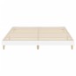vidaXL Estructura de cama madera contrachapada blanco brillo 200x200cm