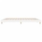vidaXL Estructura de cama madera contrachapada blanco brillo 200x200cm