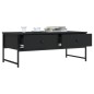 vidaXL Mesa de centro madera de ingeniería negro 101x49x39,5 cm vidaXL Mesa de centro madera de ingeniería negro 101x49x39,5 cm