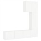 vidaXL Muebles de TV de pared 5 piezas madera de ingeniería blanco