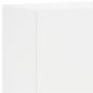 vidaXL Muebles de TV de pared 5 piezas madera de ingeniería blanco