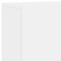 vidaXL Muebles de TV de pared 5 piezas madera de ingeniería blanco