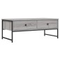 vidaXL Mesa de centro madera de ingeniería gris Sonoma 101x49x39,5 cm vidaXL Mesa de centro madera de ingeniería gris Sonoma 101x49x39,5 cm