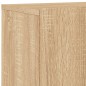 vidaXL Muebles de TV de pared 5 pzas madera de ingeniería roble Sonoma